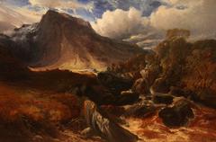 "Glen Sannox, Arran" Oil Painting by Clarence Roe