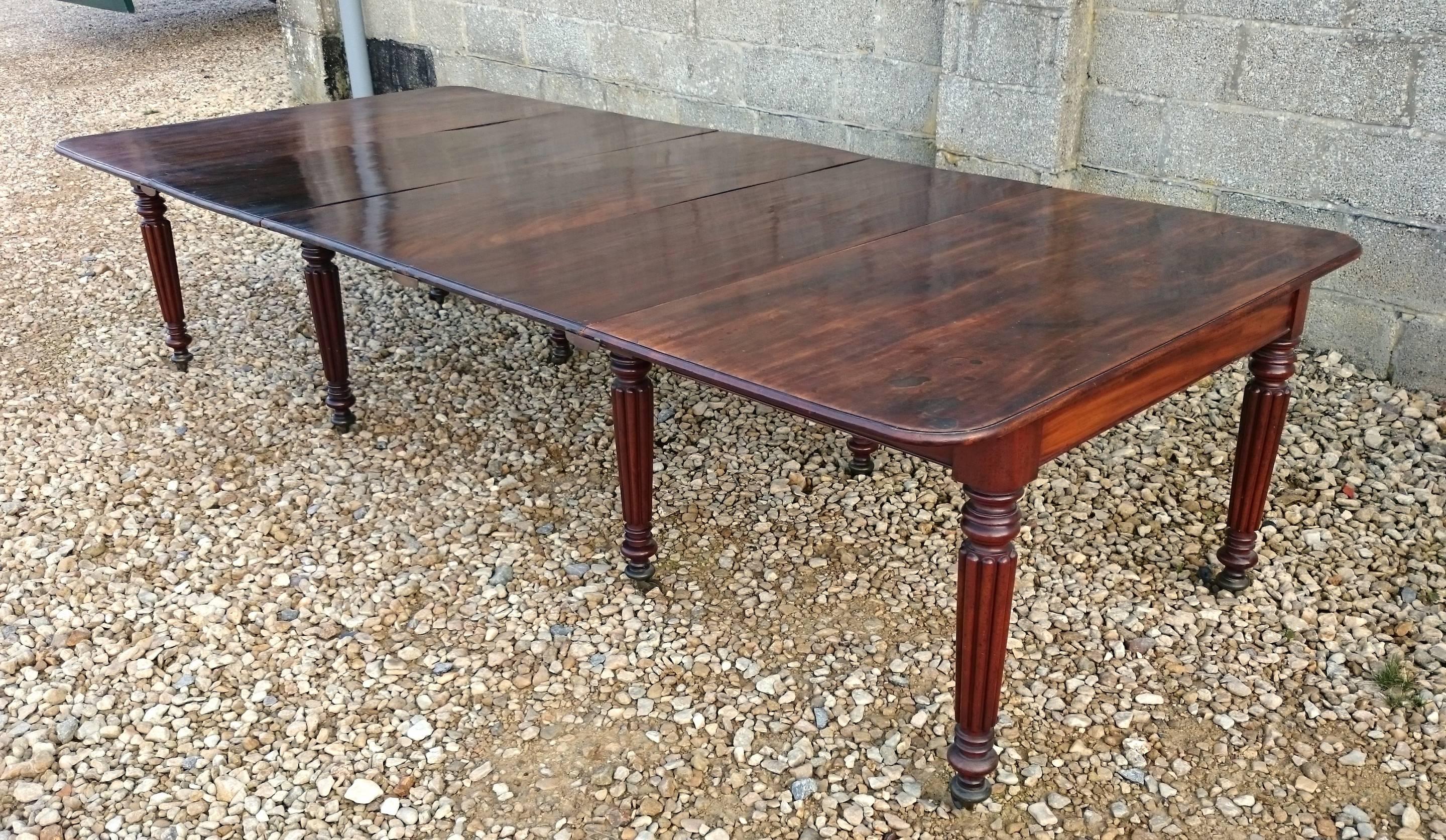 British Regency Mahogany Antique Dining Table