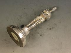 George V Silver Gurkha Soldier Menu Holder