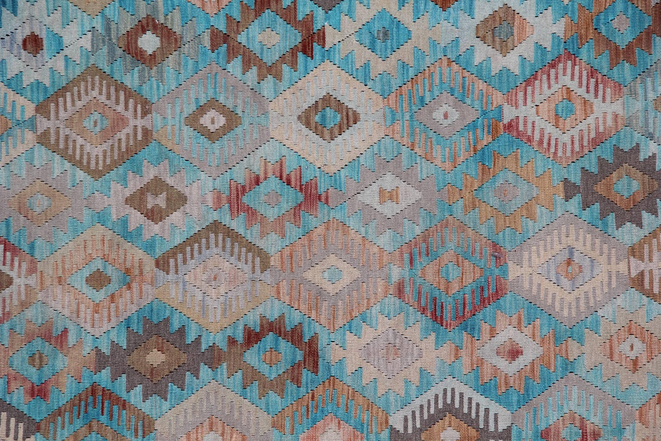 blue afghan rug