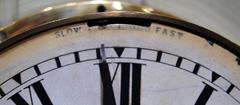 Large Brass Ships Bulkhead Clock