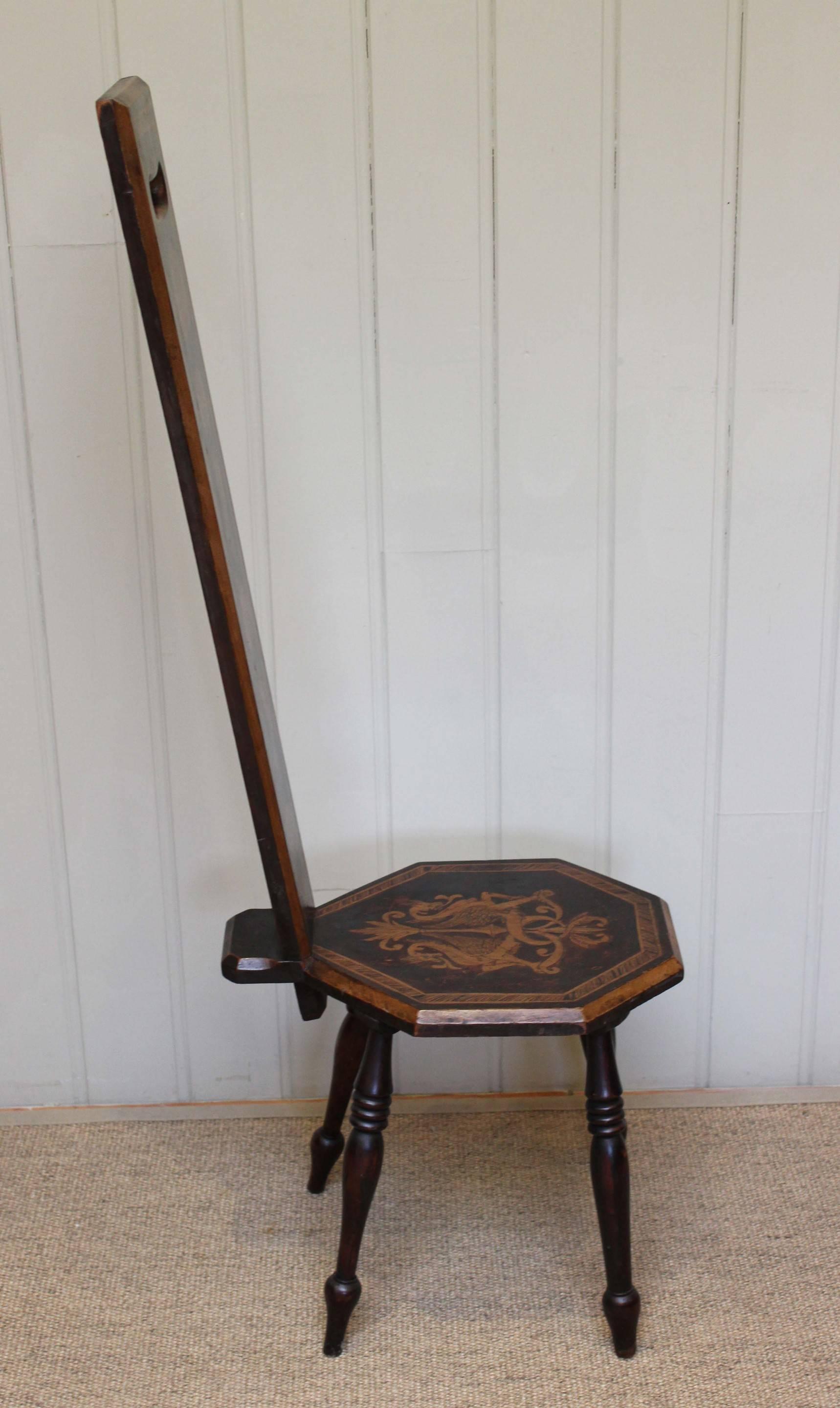 Beechwood Spinning Chair 1