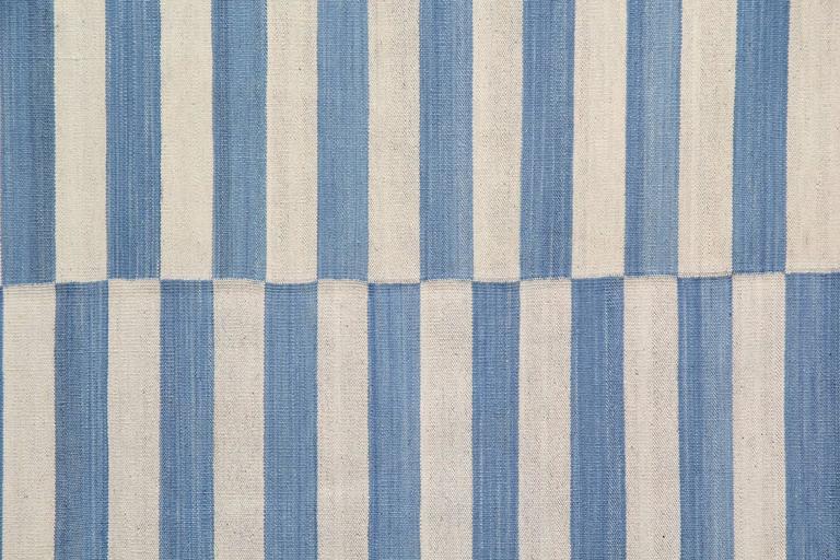 Blue Striped Rug at 1stDibs blue striped carpet