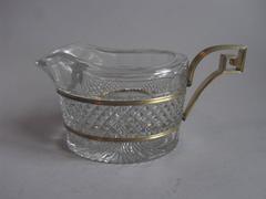 An extremely rare George III Silver mounted Cream Jug made in London in 1807 by 