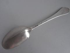 A fine Queen Anne Britannia Standard Dognose Spoon made in London in 1709 by Joh
