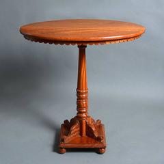 Late 19th Century Satinwood Occasional Table