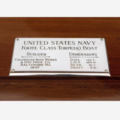 An extremely rare museum quality 19th Century United States Navy Dockyard built