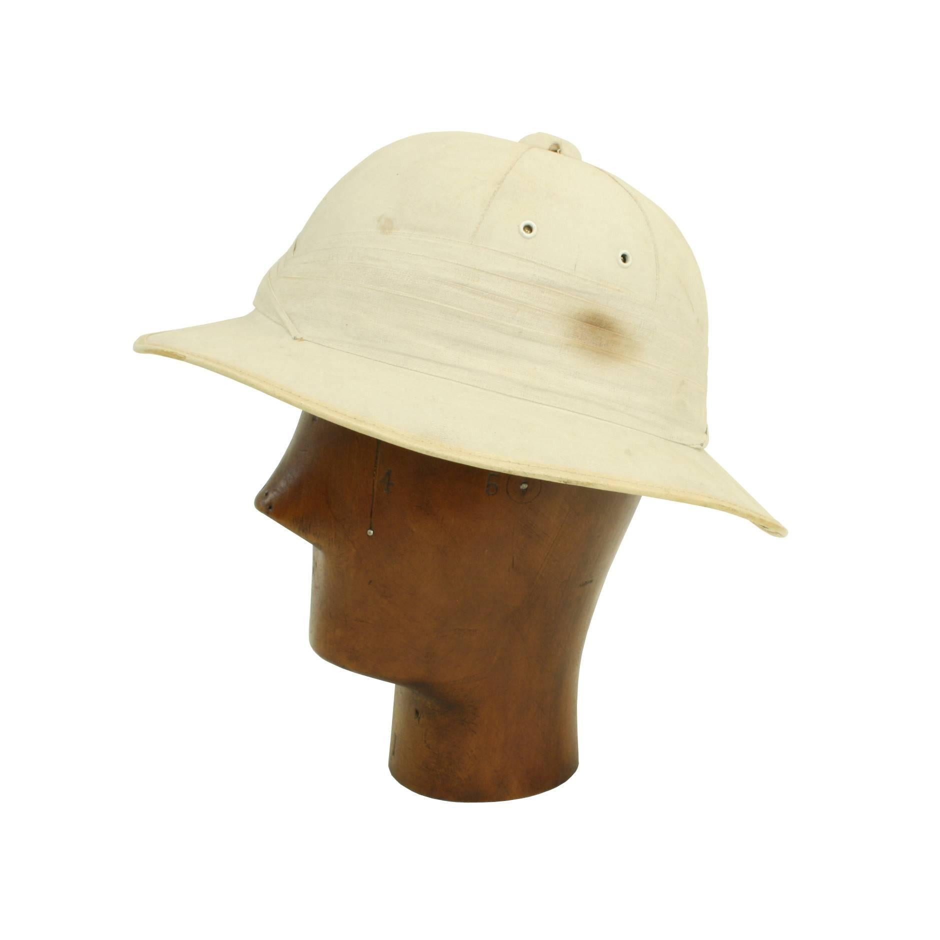 Pith Helmet - 2 For Sale on 1stDibs | antique pith helmet, vintage pith  helmet for sale, original british pith helmet for sale