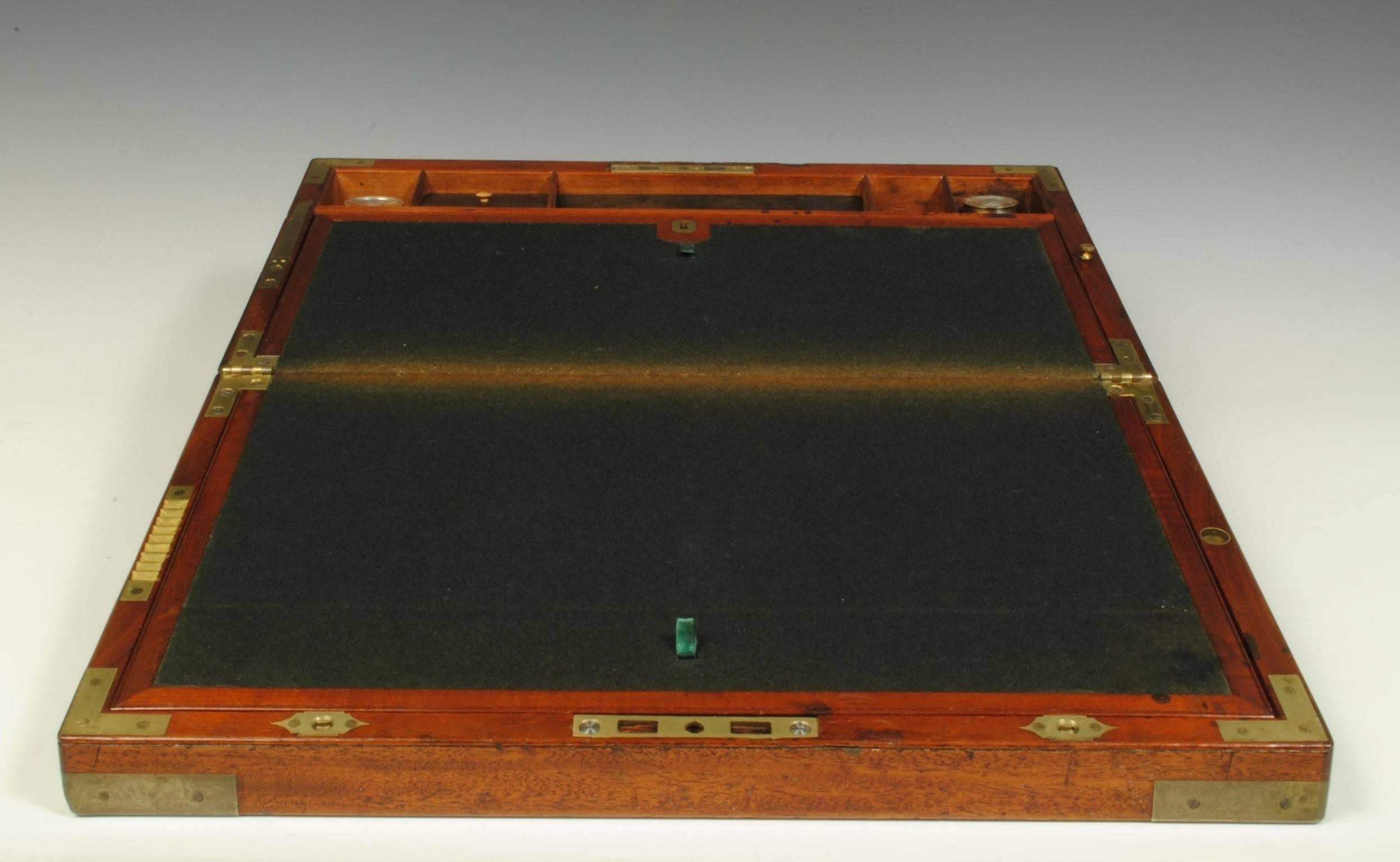 Early 19th Century Mahogany Writing Box 1