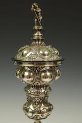 German Silver Cup and Cover