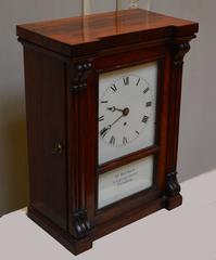 Rosewood Timepiece Mantel Clock