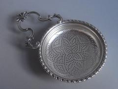 Antique A fine 
beautiful early George III Fruit Strainer made in London in 1767 by Wil