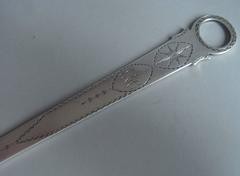 A very fine George III Skewer made in Dublin in 1794 by John Stoyte.