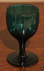 Rare Long Set of 14 Georgian Green Wine Glasses