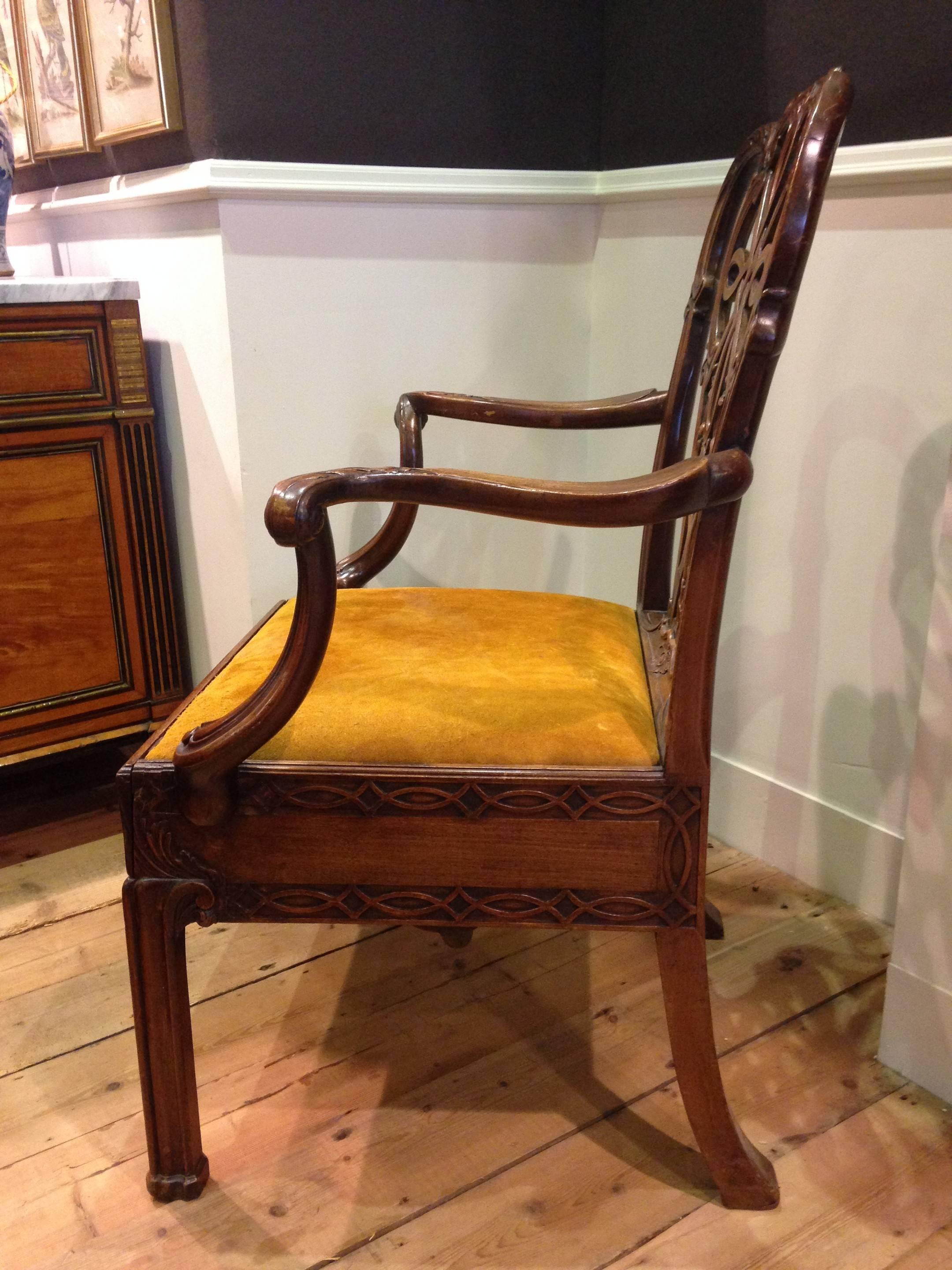 19th century mahogany metamorphic library chair In Good Condition In Edenbridge, Kent