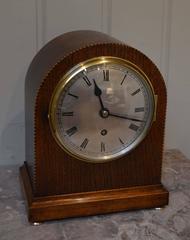 Oak Arch Top Mantel Clock