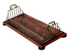 Antique Regency Rosewood Book Carrier
