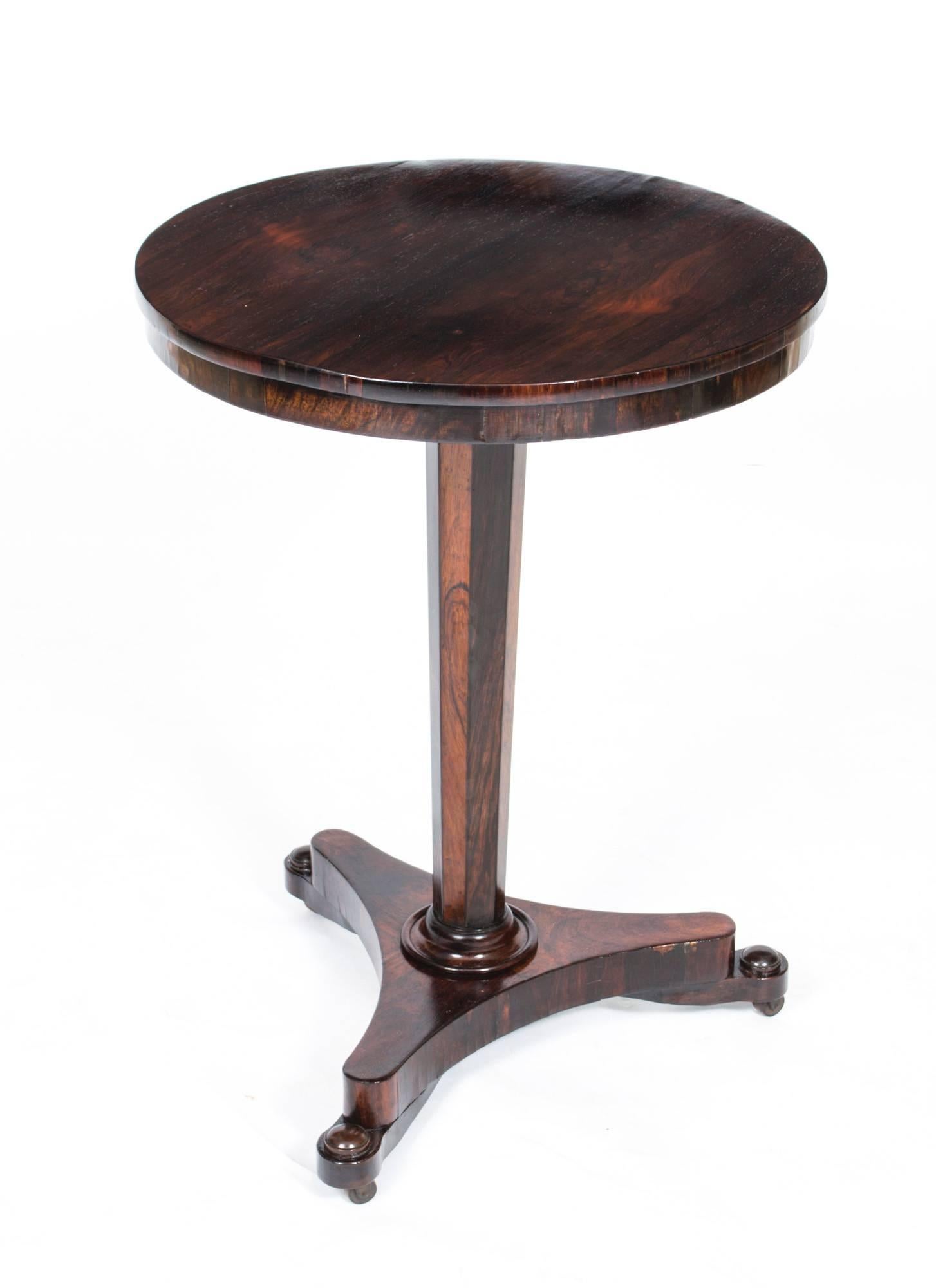 19th Century Regency Rosewood Occasional Table 2