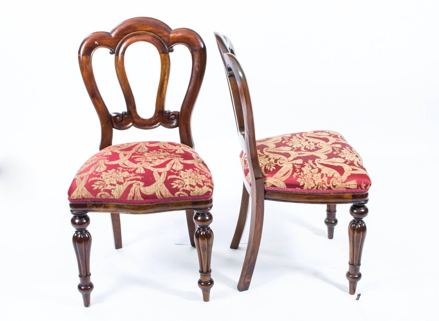 20th Century Victorian Style Admiralty Back Dining Chairs Set of Ten