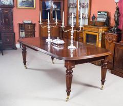 Antique Victorian Mahogany Extending Dining Table, circa 1850