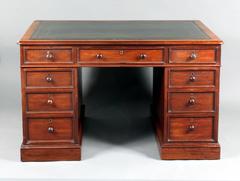 Antique Pedestal Desk