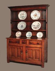 Antique Oak Dresser and Rack
