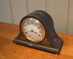 Blue Chinoiserie Mantel Clock