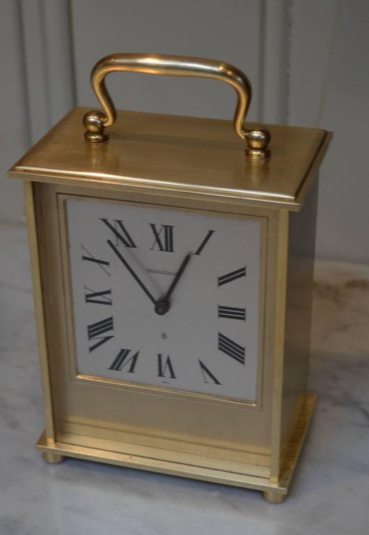 JaegerLeCoultre Bell Striking Carriage Clock at 1stDibs