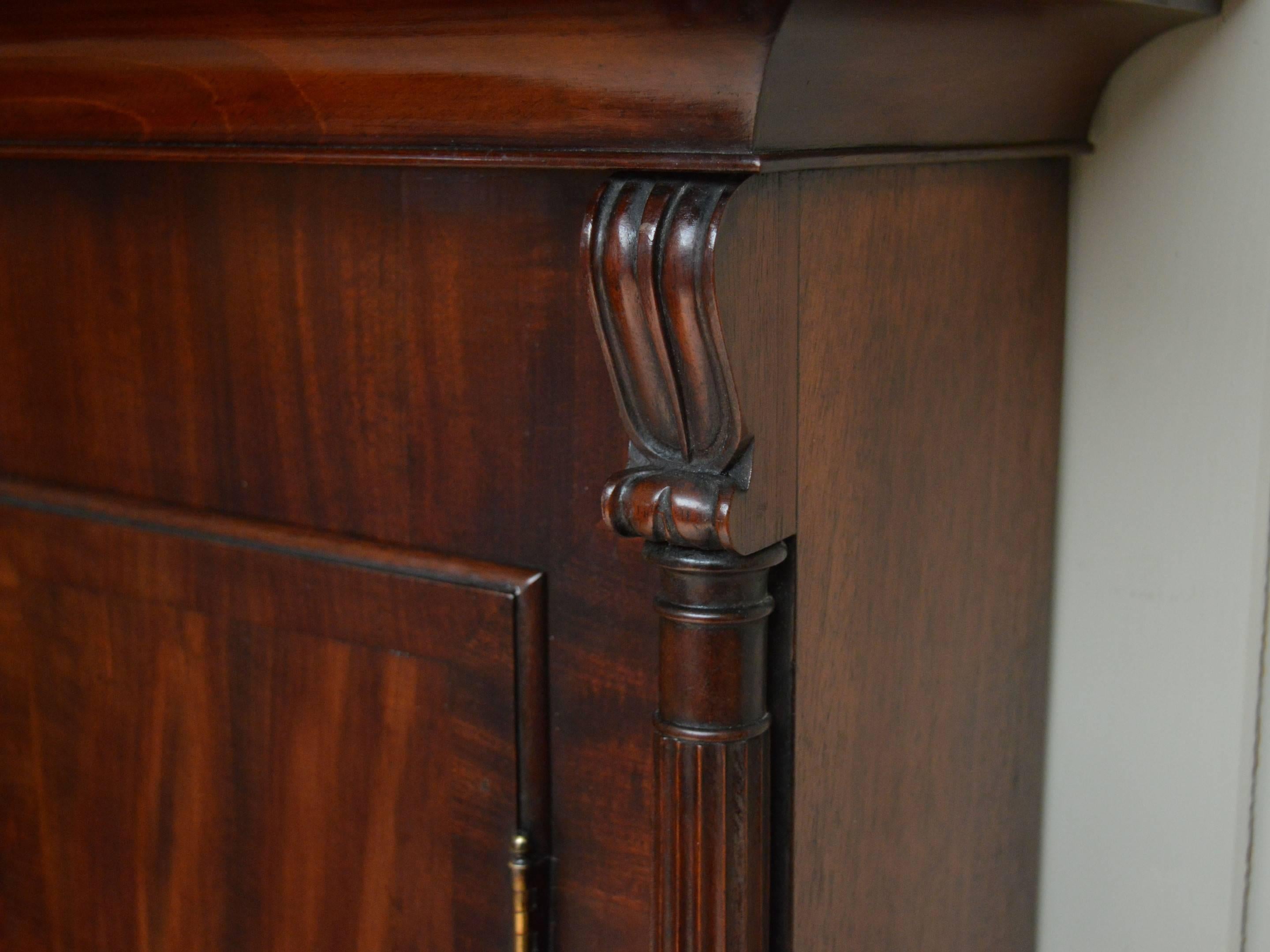 Scottish Mahogany Longcase Clock In Good Condition In Buckinghamshire, GB