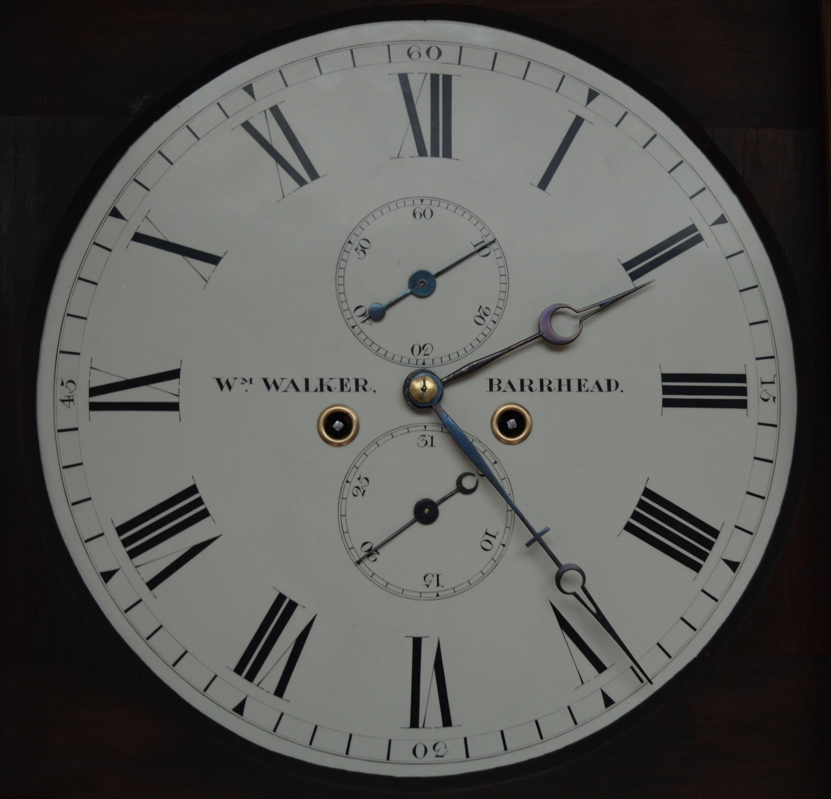 Scottish Mahogany Longcase Clock 2