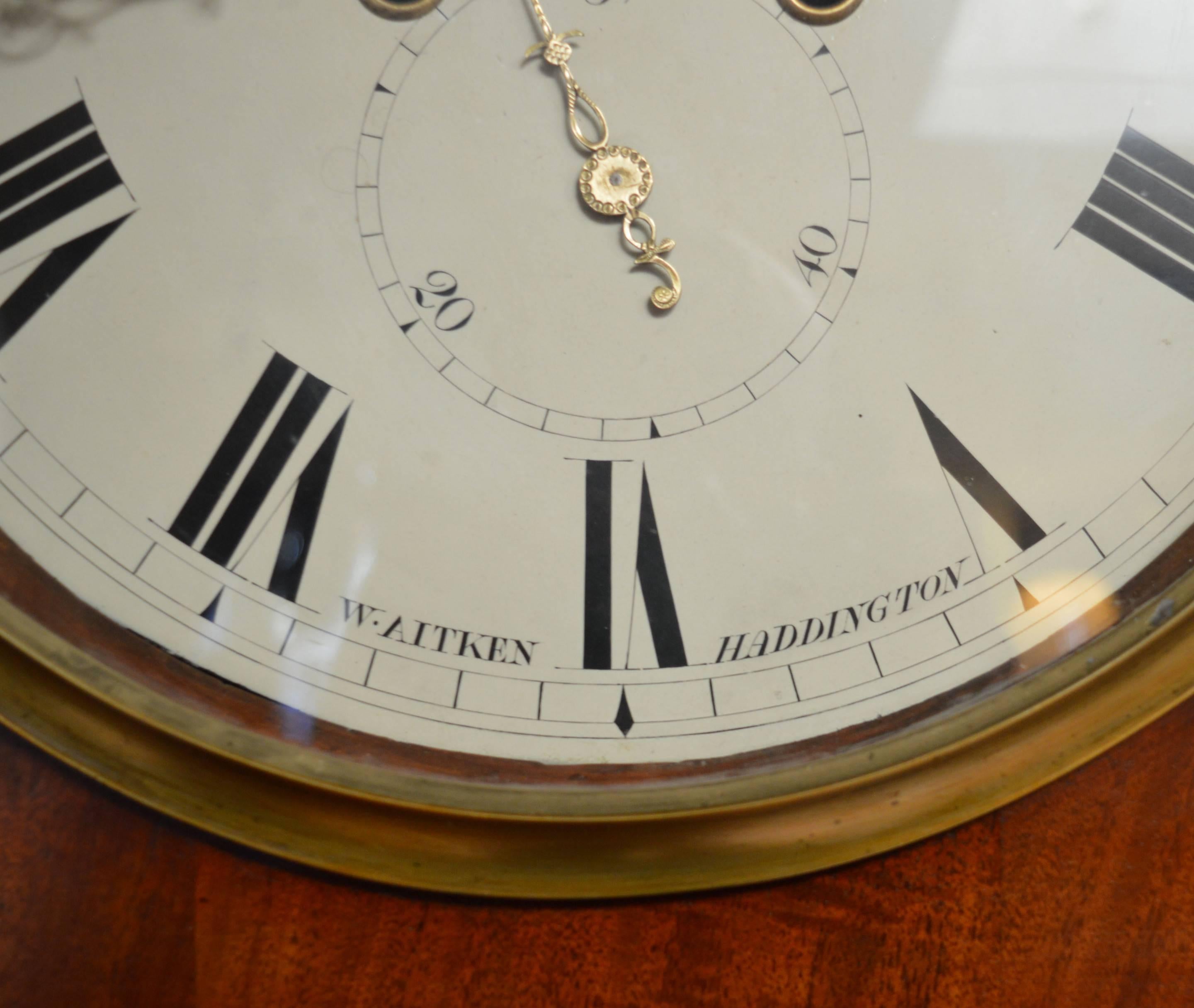Scottish Mahogany Longcase Clock 3
