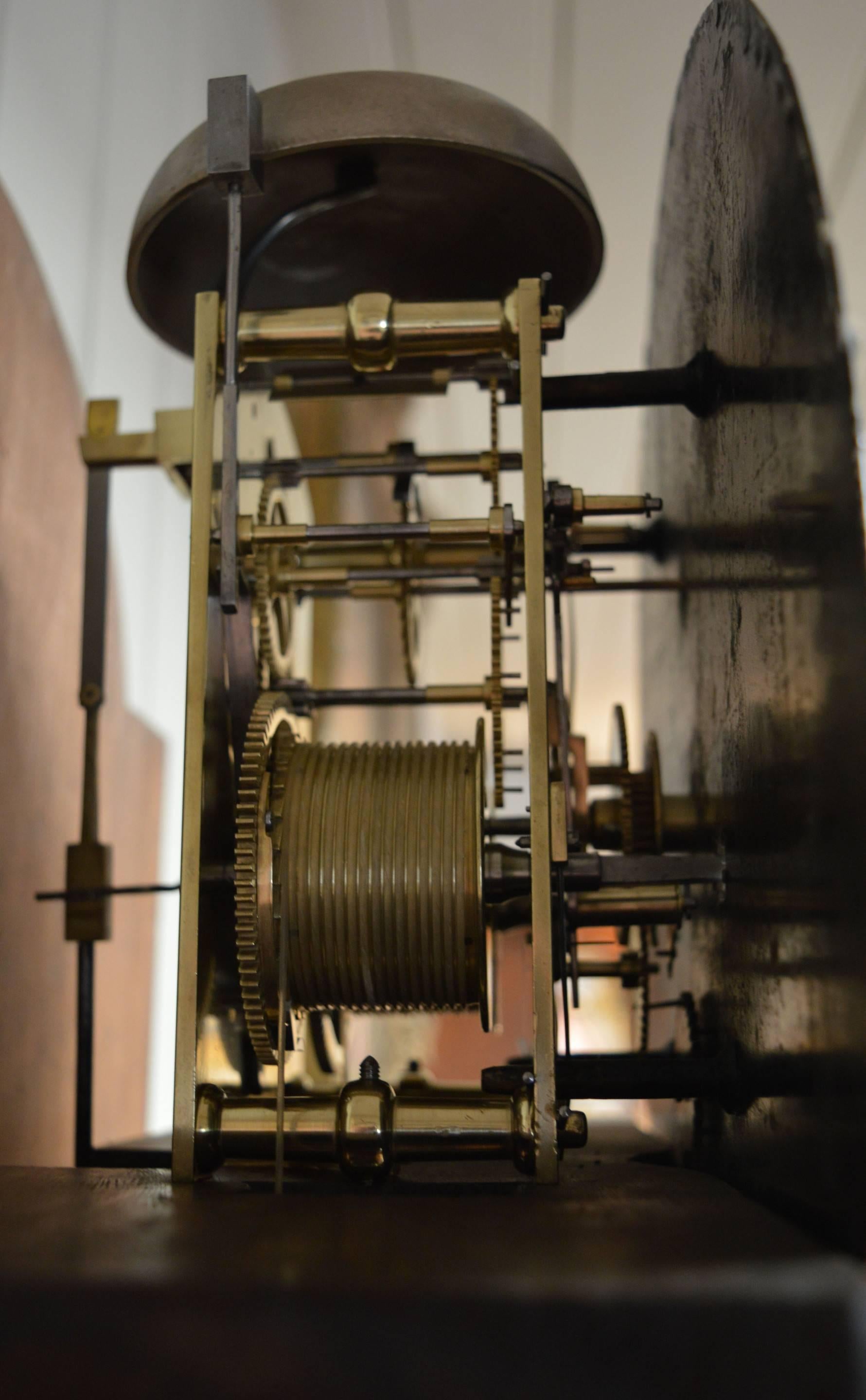 Scottish Mahogany Longcase Clock 4
