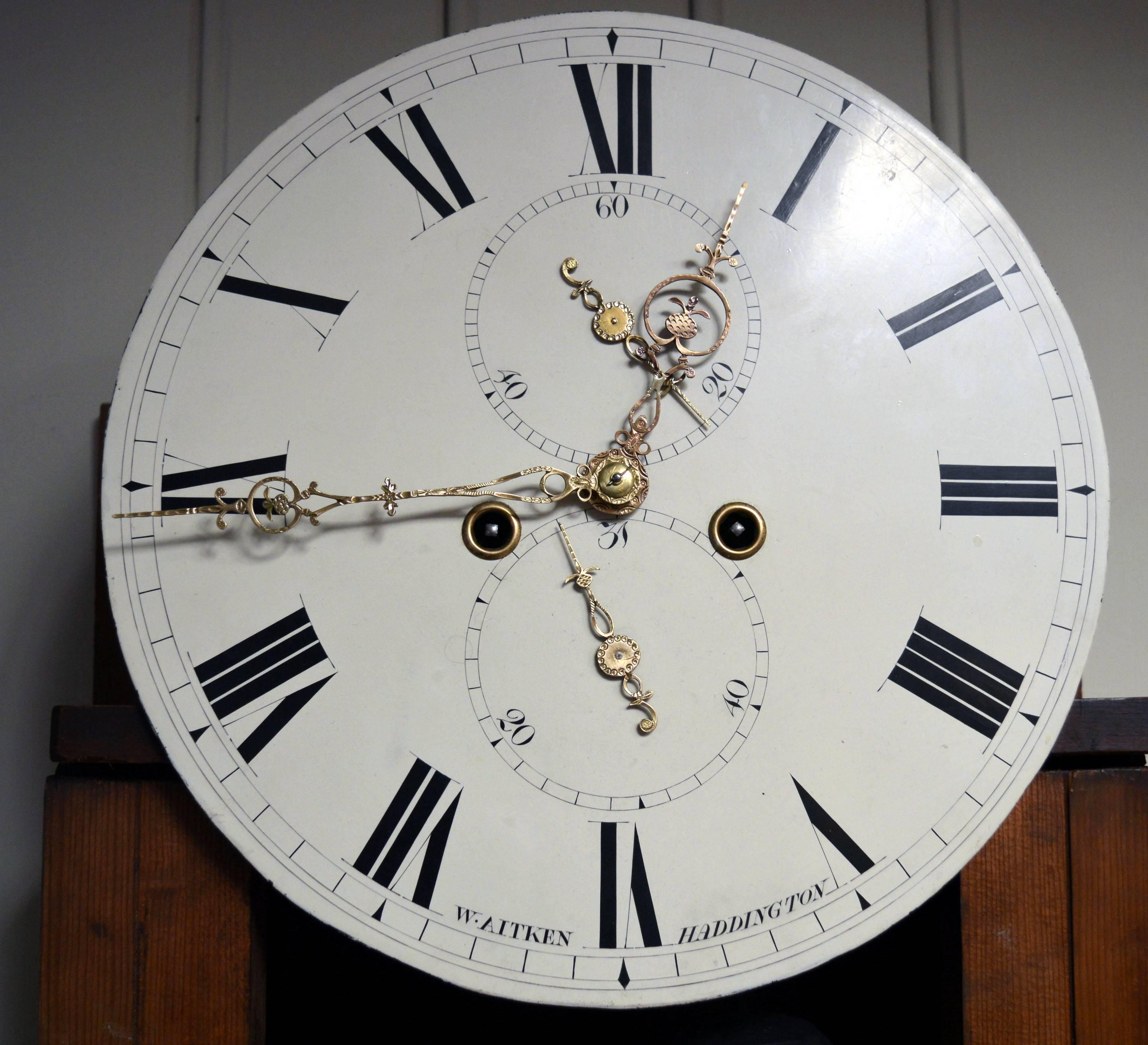 Scottish Mahogany Longcase Clock 5
