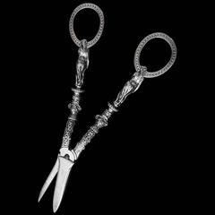 Pair of Victorian English Silver Grape Shears