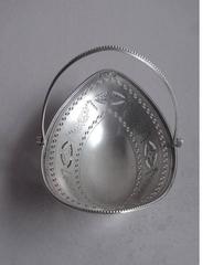 Hester Bateman, una finísima cesta para dulces de Jorge III fabricada en Londres en 1786