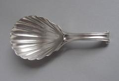 A rare George III Bi-furcated Onslow Pattern Caddy Spoon made in London in 1790
