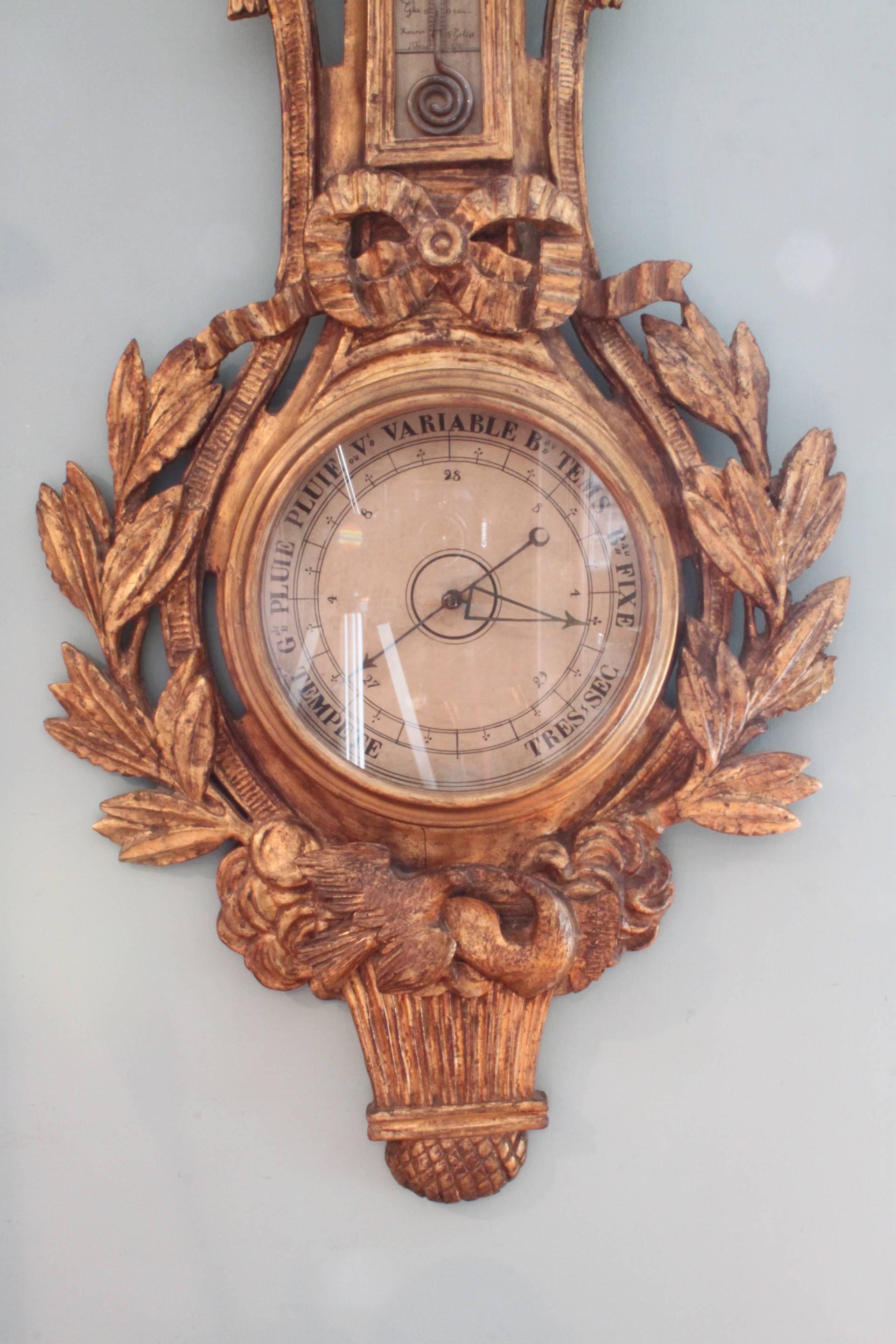 18th Century Antique French Barometer