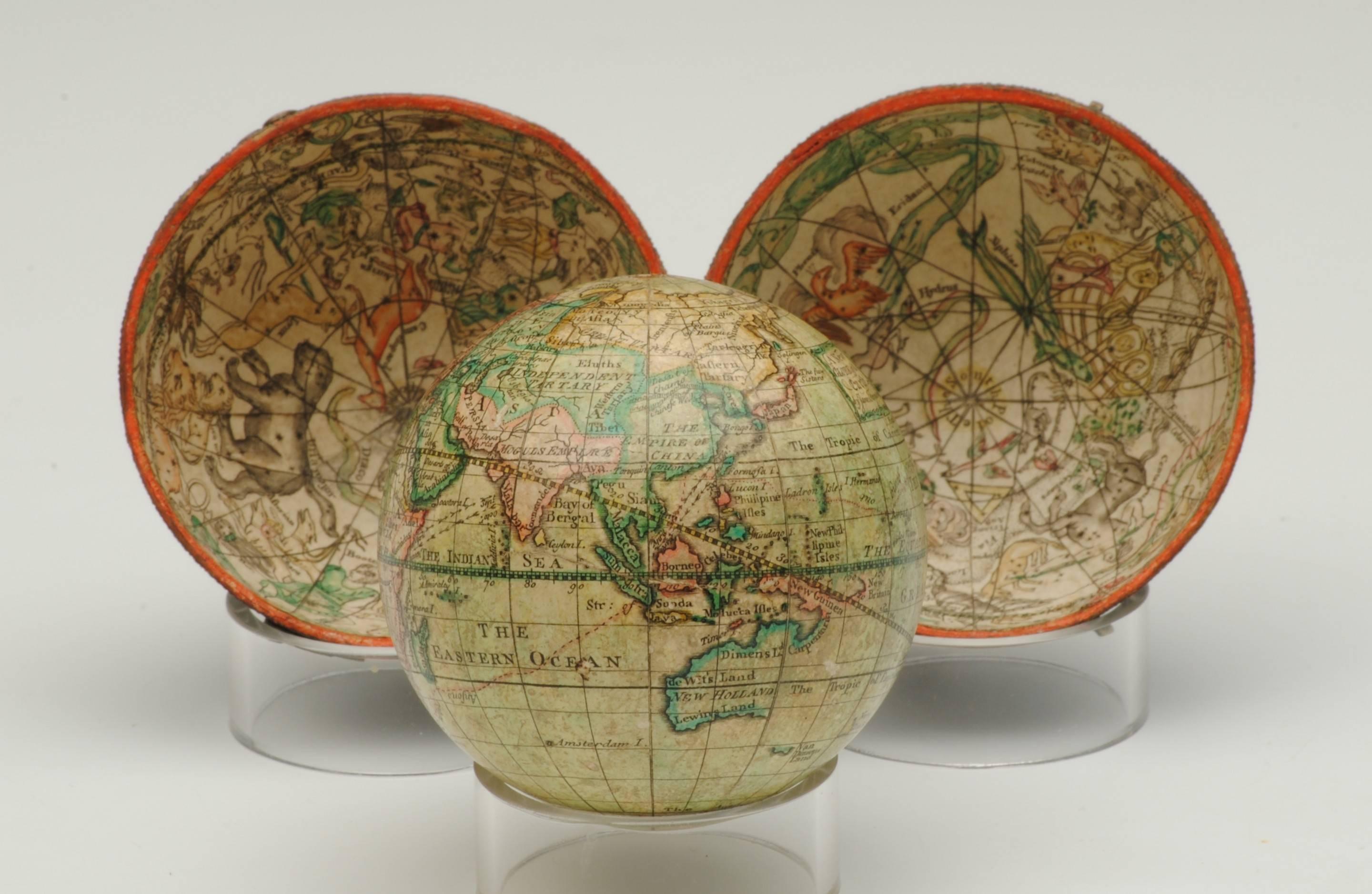 English Ferguson 18th Century Pocket Globe