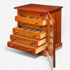 Late Victorian Six-Drawer Tabletop Collectors Cabinet