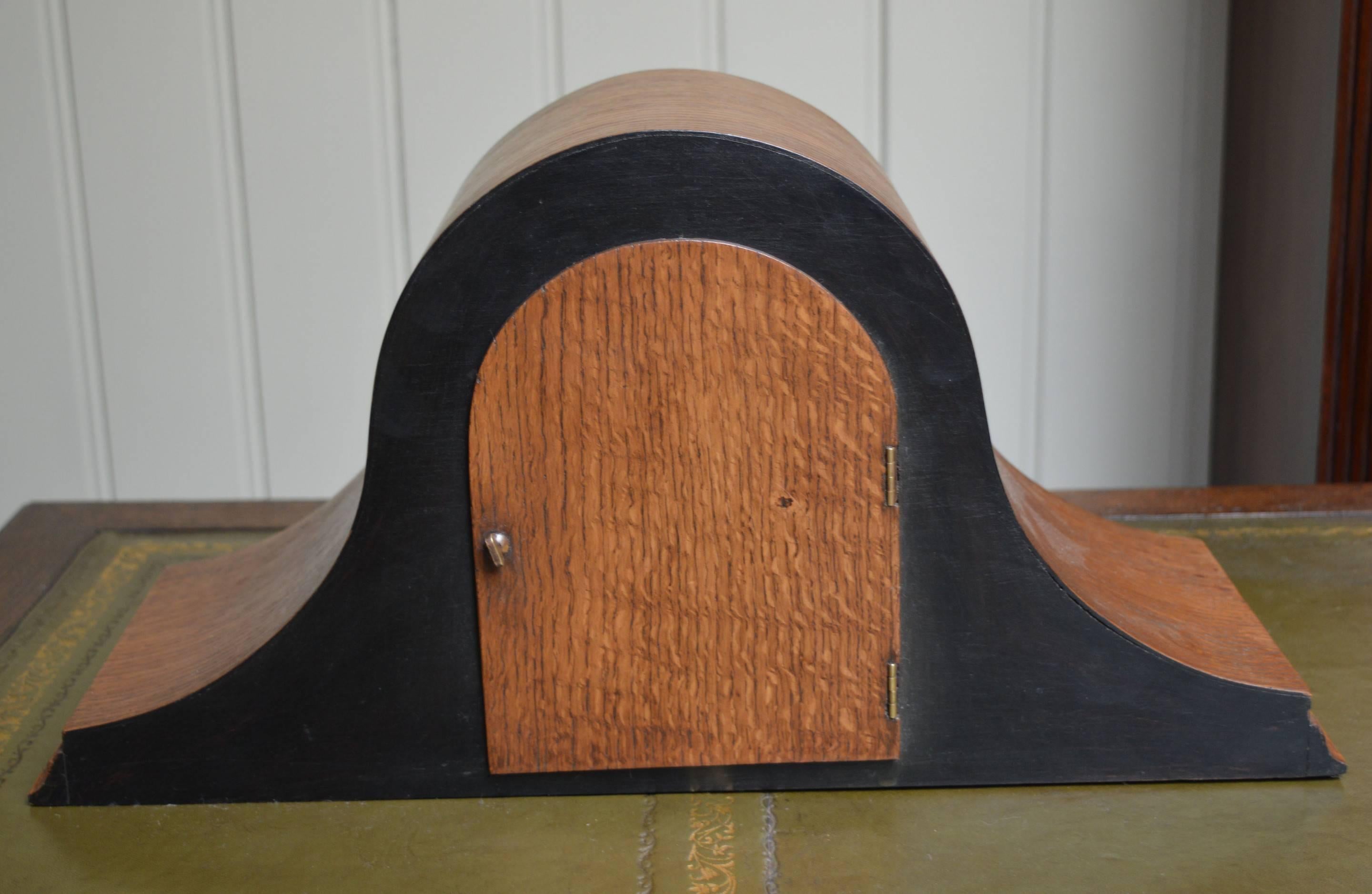 20th Century Westminster Chime Napoleon Hat Mantel Clock