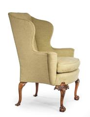 Antique Wing Armchair