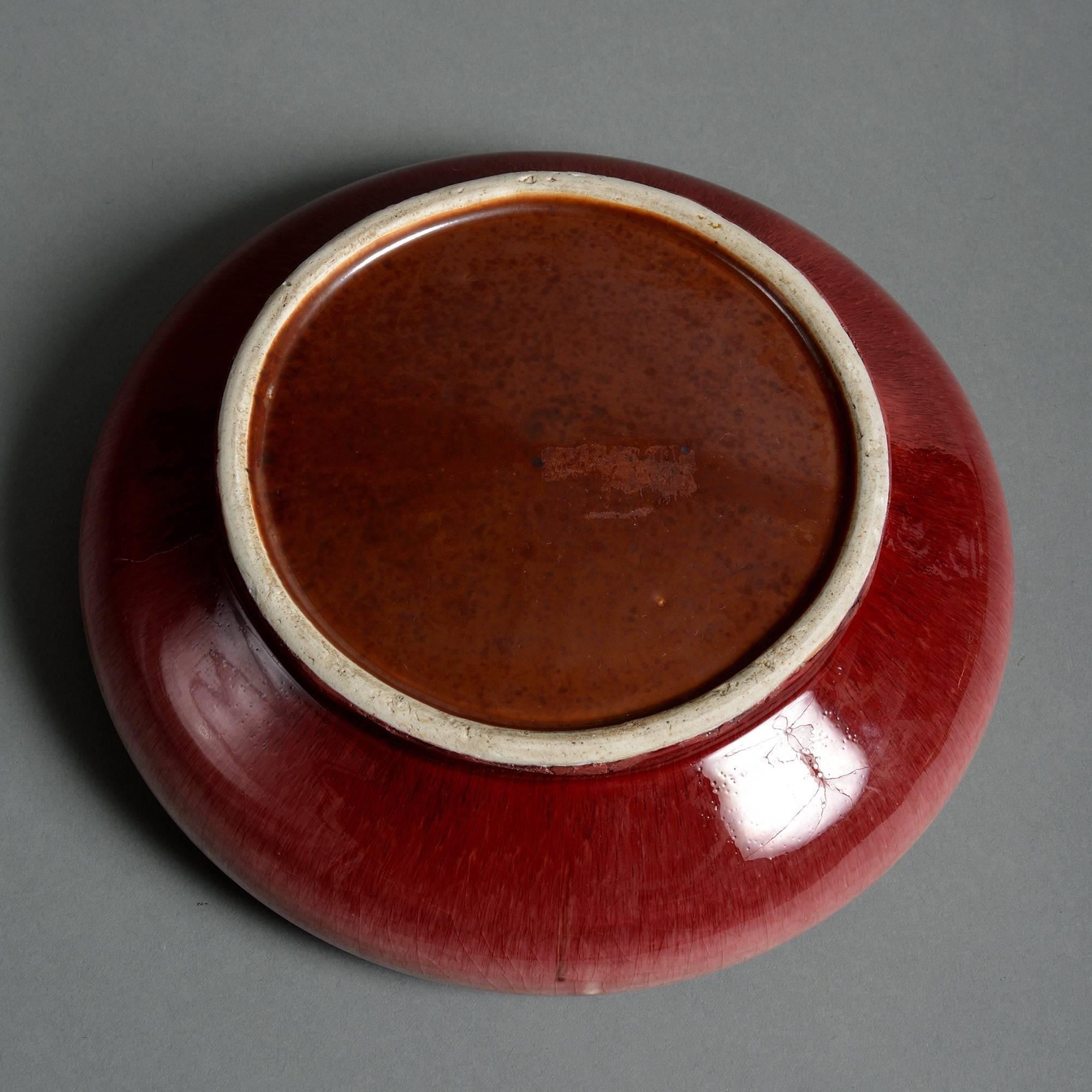 Chinese 19th Century Sang De Boeuf Porcelain Bowl