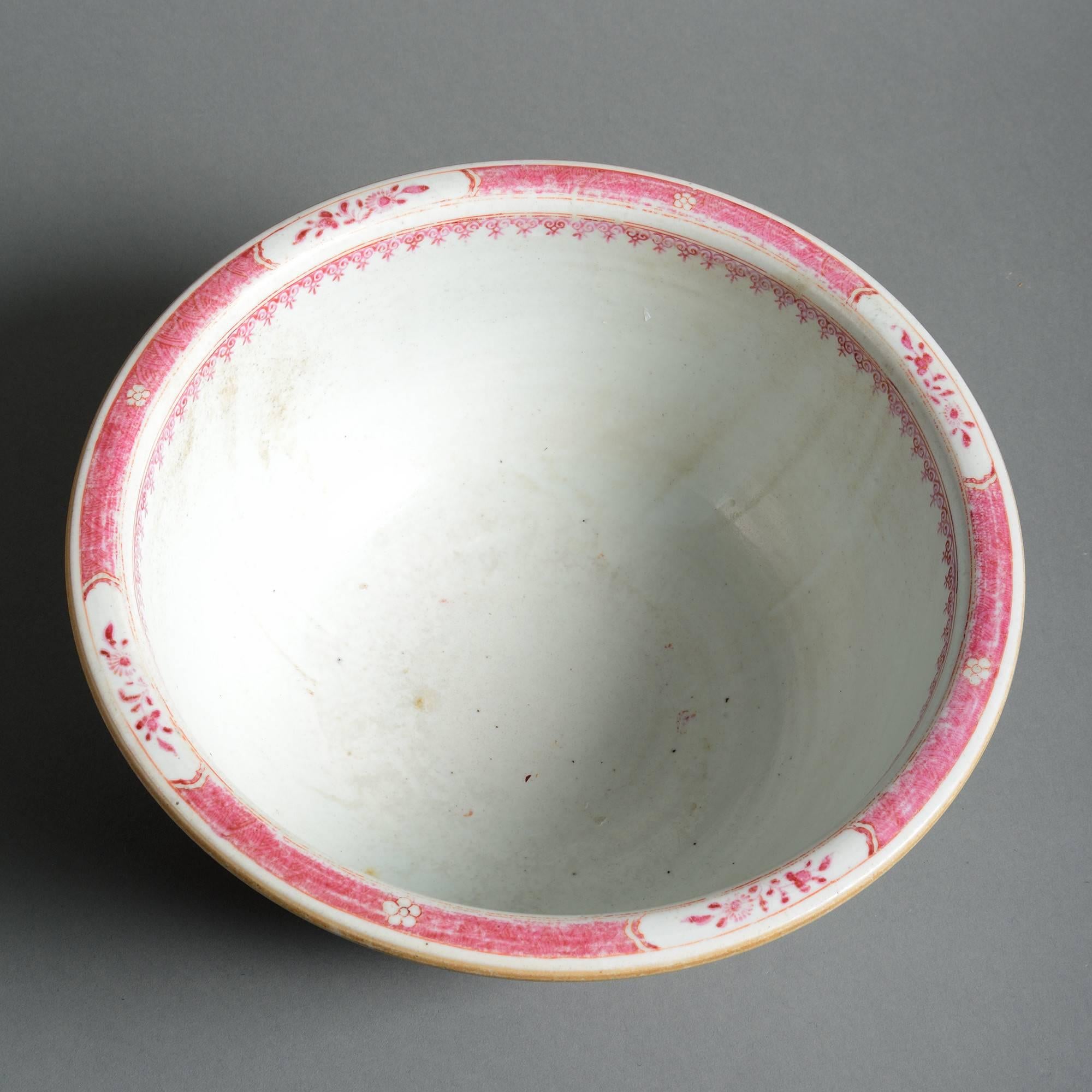 Chinese Early 19th Century Famille Rose Porcelain Bowl