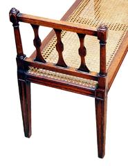 Antique 18th Century Mahogany Window Seat