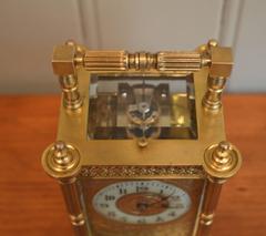 Large Edwardian Striking and Repeating Carriage Clock