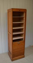 French Single Tambour Front Filing Cabinet
