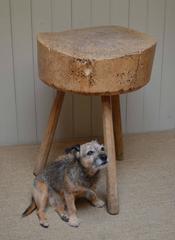 French Country Wooden Chopping Block