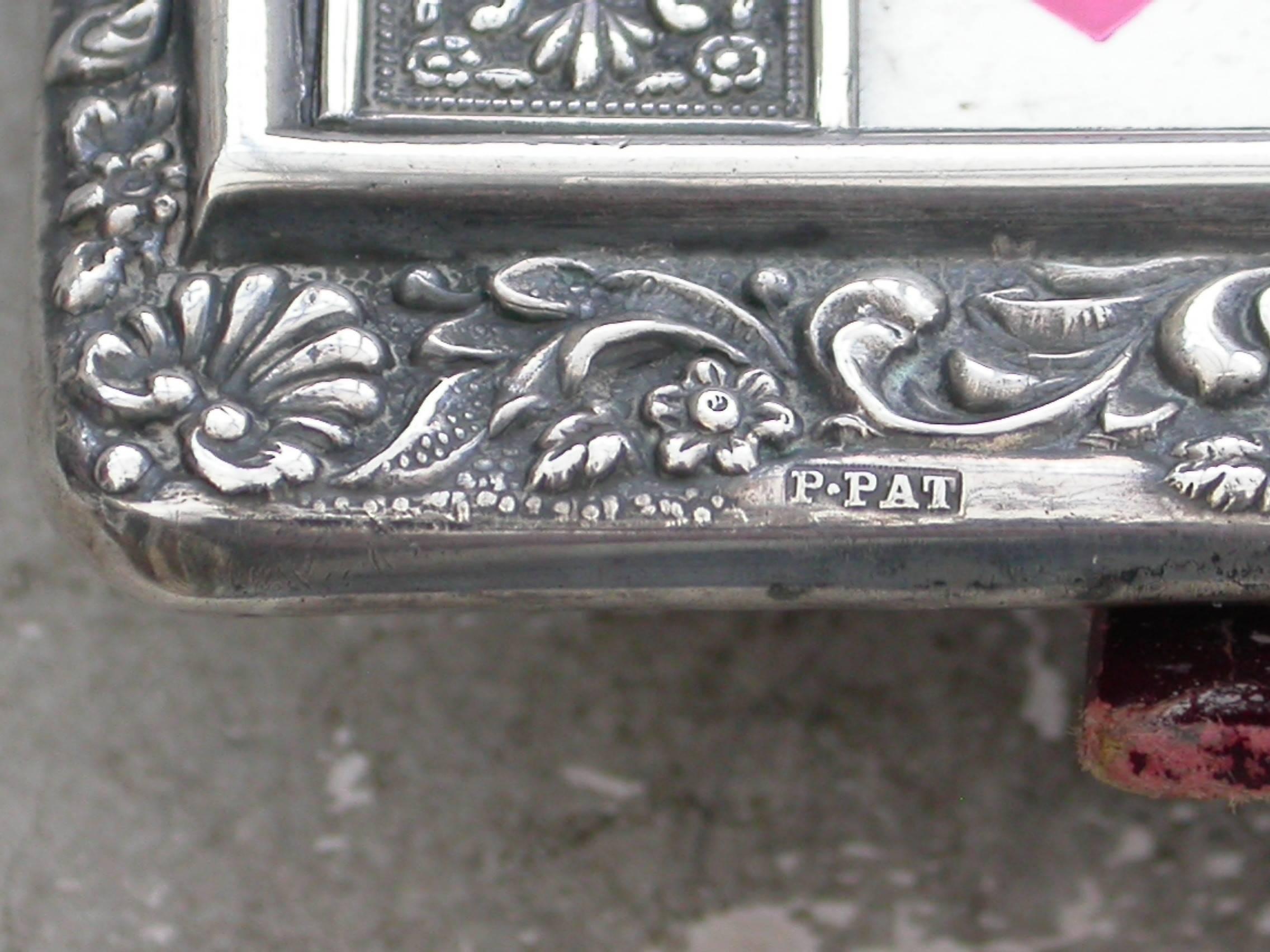 Edwardian Patented Silver Trumps Marker 5