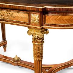 Very Fine and Large Napoleon III Kingwood Bureau Plat
