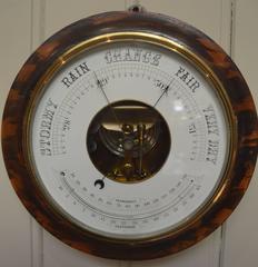 Large Circular Aneroid Barometer